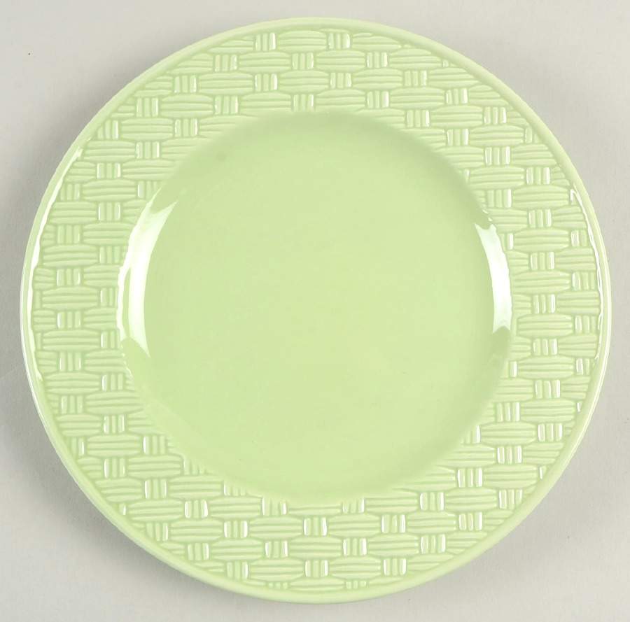 Pastel Spring Green Salad Plate by Pfaltzgraff-1