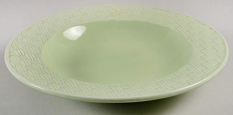 Pastel Spring Green 10" Individual Pasta Bowl by Pfaltzgraff-1