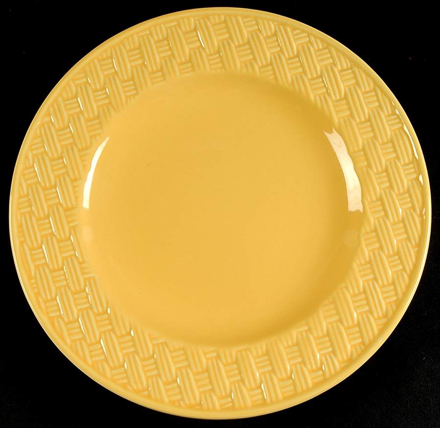 Pastel Sunny Yellow Salad Plate by Pfaltzgraff-1