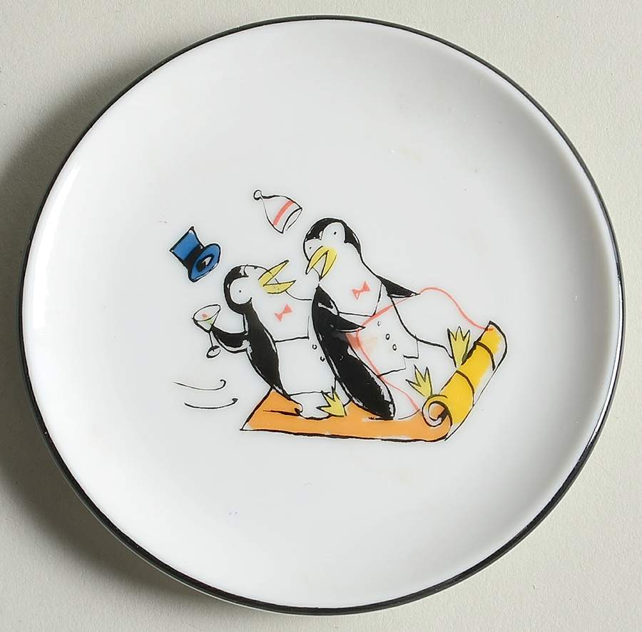 Penguins Coaster by Pottery Barn China-1