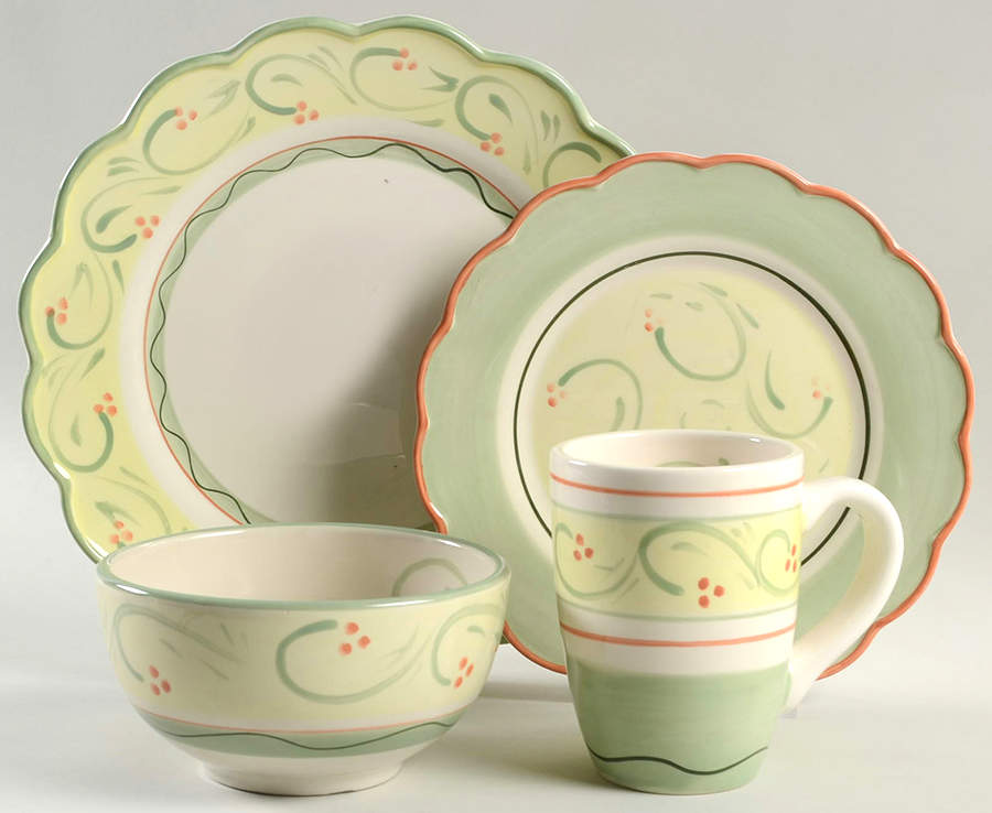 Italian Vine 4 Piece Place Setting by Pfaltzgraff-1