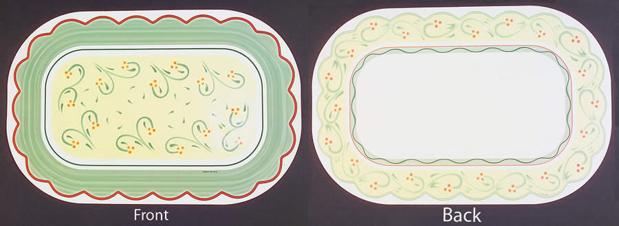 Italian Vine Reversible Vinyl Placemat by Pfaltzgraff-1