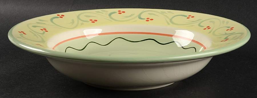 Italian Vine Large Rim Soup Bowl by Pfaltzgraff-1