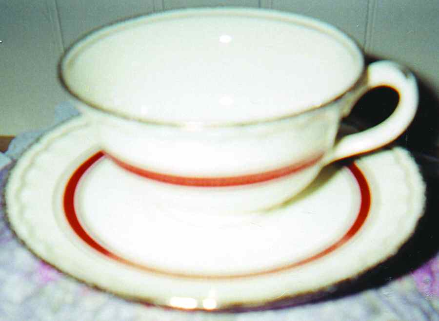 3082 Footed Cup & Saucer Set by Pope Gosser-1