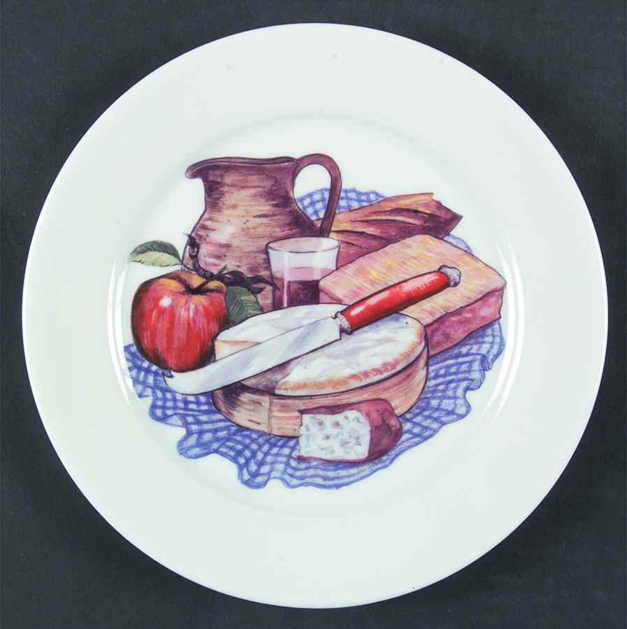 PDL7 Salad Plate by Porcelaine de Sologne-1