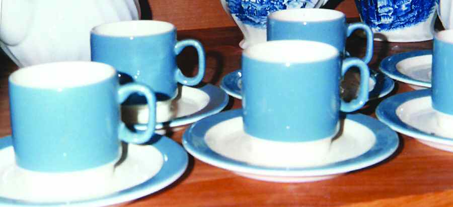 779 Footed Cup & Saucer Set by Pagnossin-1