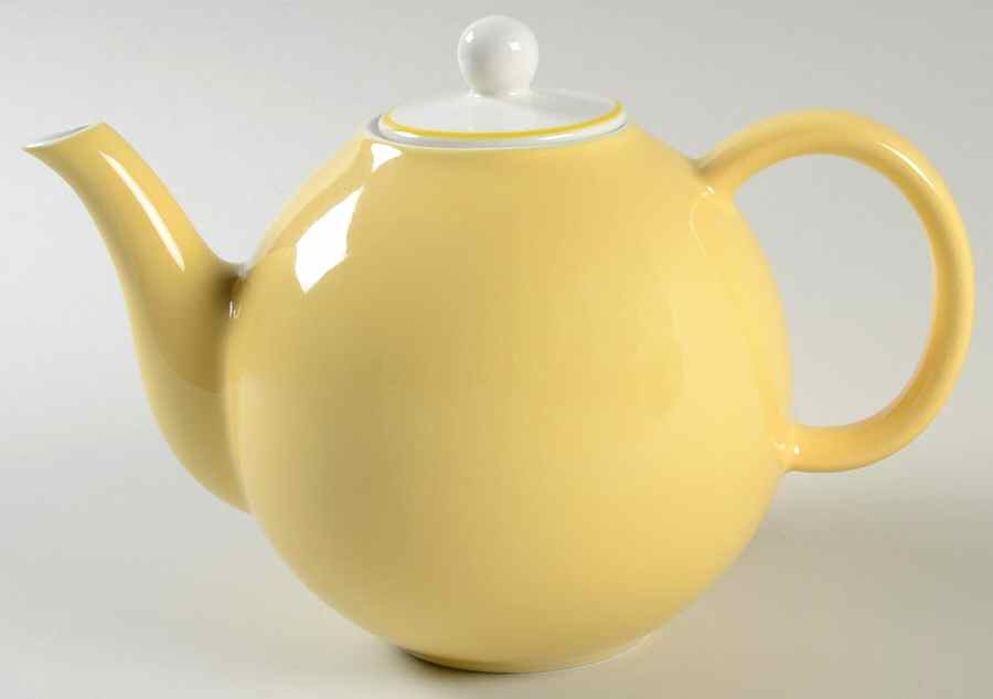 Martinique Yellow Teapot & Lid by Pagnossin-1