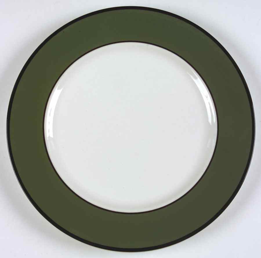 Spa Olive Green Dinner Plate by Pagnossin-1