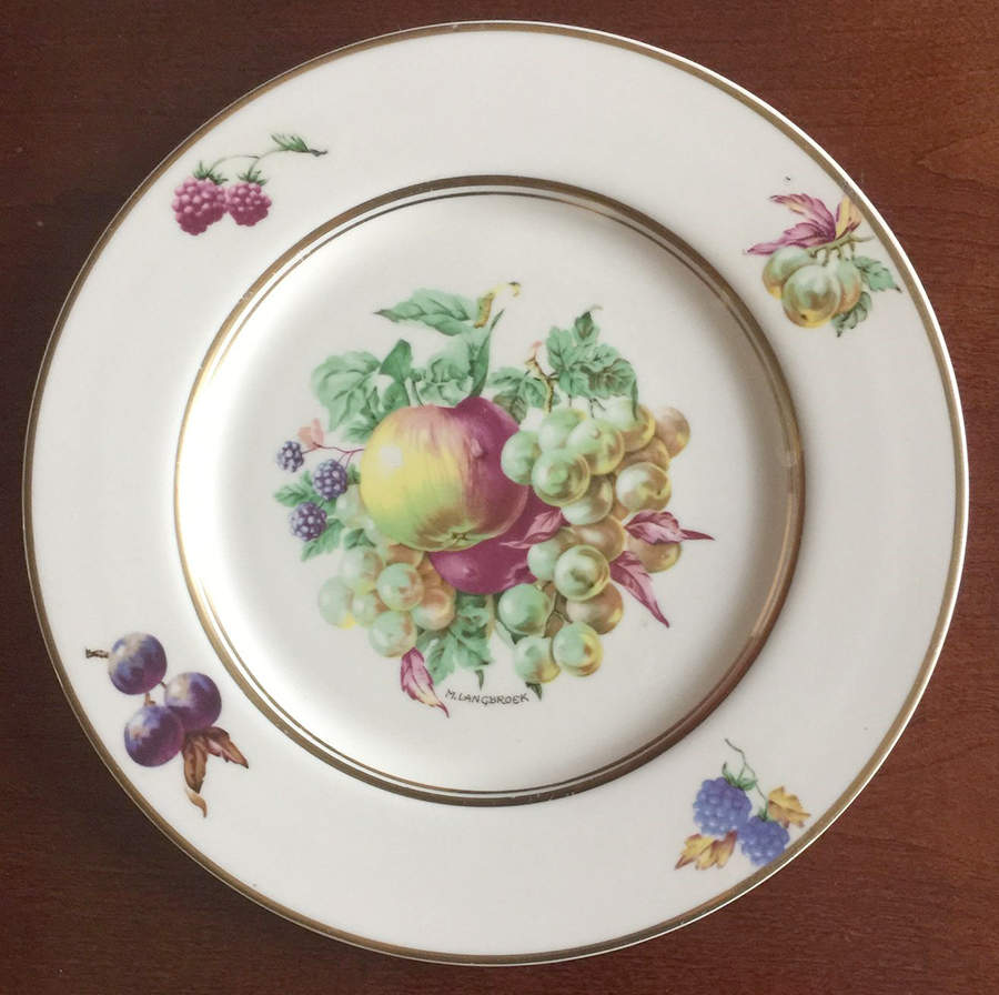 Romance Dinner Plate by Porcelaine de Limoges-1