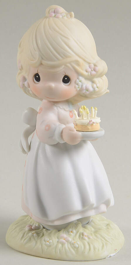 May Your Birthday Be a Blessing Vessel-May Your Birthday Be A Blessing - Vessel Trademark With Box by Precious Moments-1