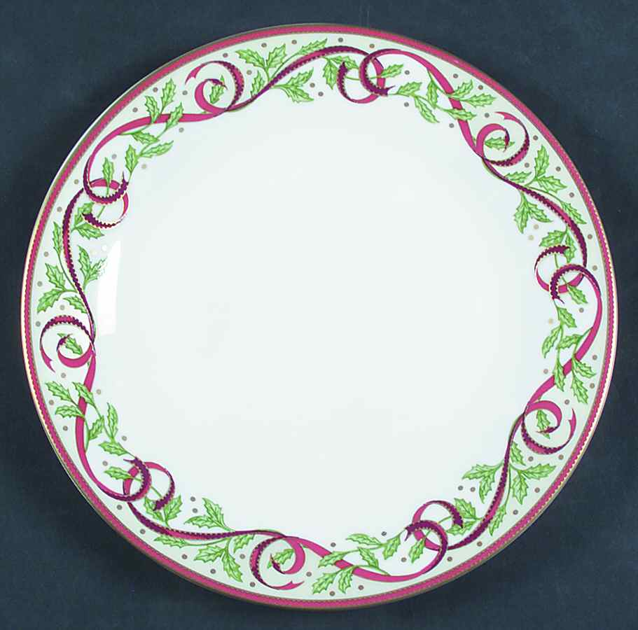 Winter Festival (On White) Salad Plate by Pickard-1