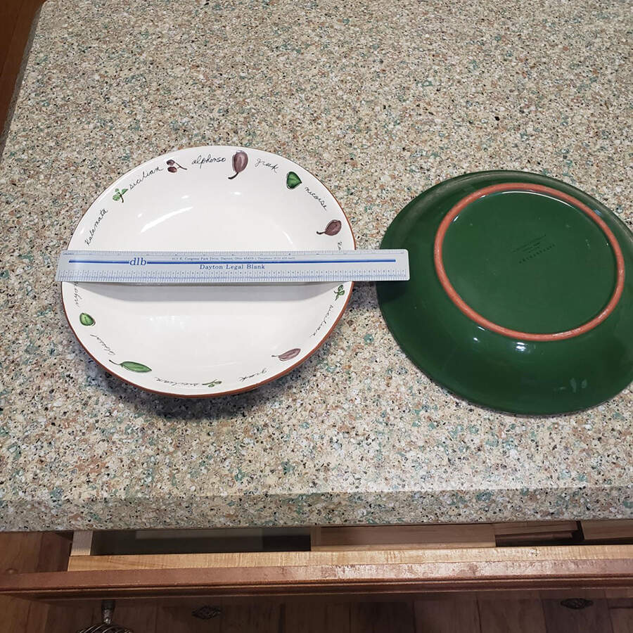 Olive 10" Individual Pasta Bowl by Pottery Barn China-1