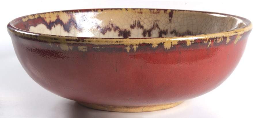 Crackle Collection 10" Large Salad Serving Bowl by Pier 1-1