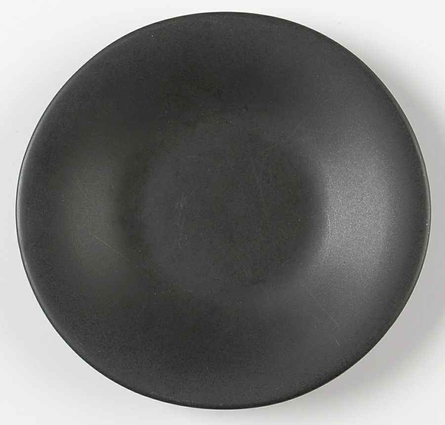 Ellipse Black Bread & Butter Plate by Pottery Barn China-1