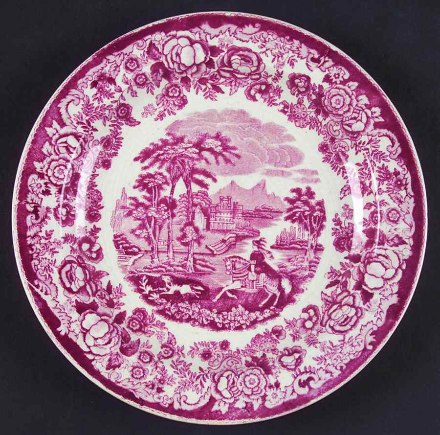 Amazone Dinner Plate by Petrus Regout & Co-1