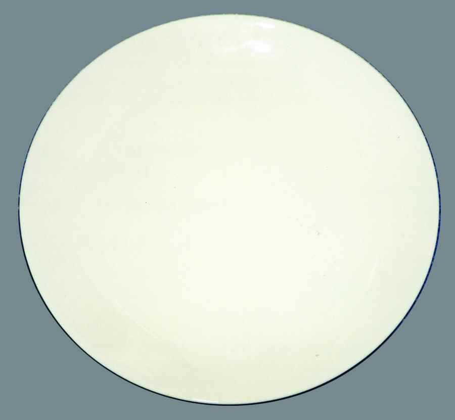 All White Dinner Plate by Porsgrund-1