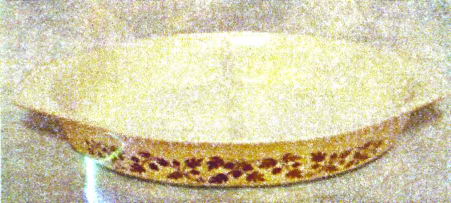 Gold Acorn 12'' Oval Baker by Pyrex-1