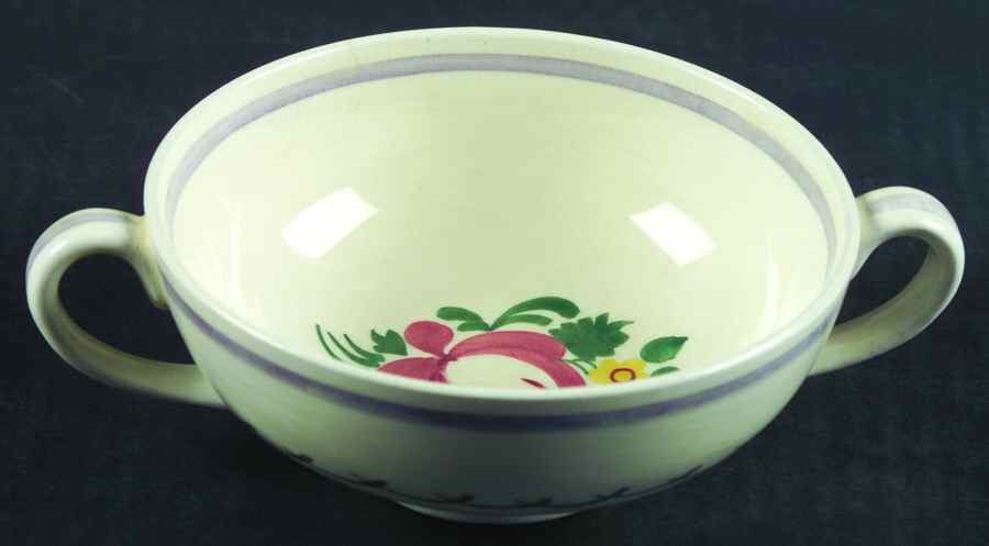 1377 Flat Cream Soup Bowl by Pountney-1