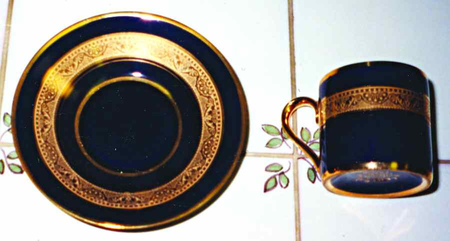 PAT2 Flat Demitasse Cup & Saucer Set by Pasmantier-1