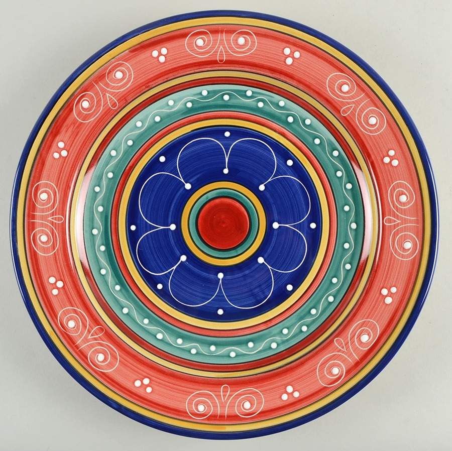 San Marco 14" Chop Plate (Round Platter) by Pier 1-1
