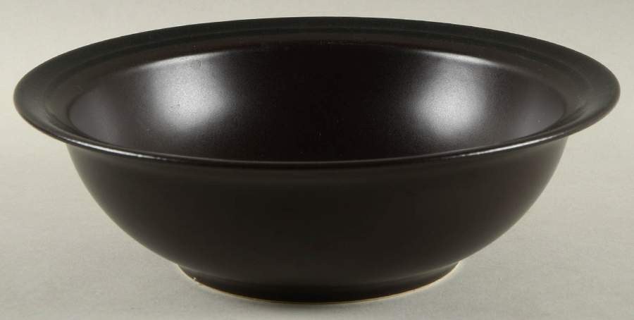 Midnight Brown 9" Round Vegetable Bowl by Pfaltzgraff-1
