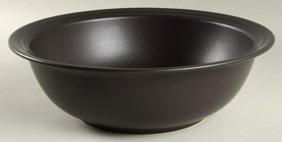 Midnight Brown 11" Large Salad Serving Bowl by Pfaltzgraff-1