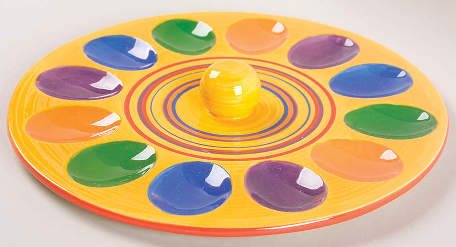 Santa Fe Deviled Egg Plate by Pacific Rim-1