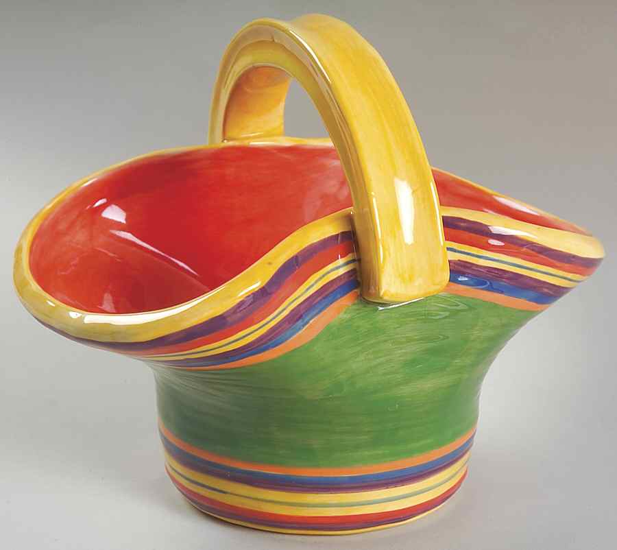 Santa Fe 9" Handled Basket by Pacific Rim-1