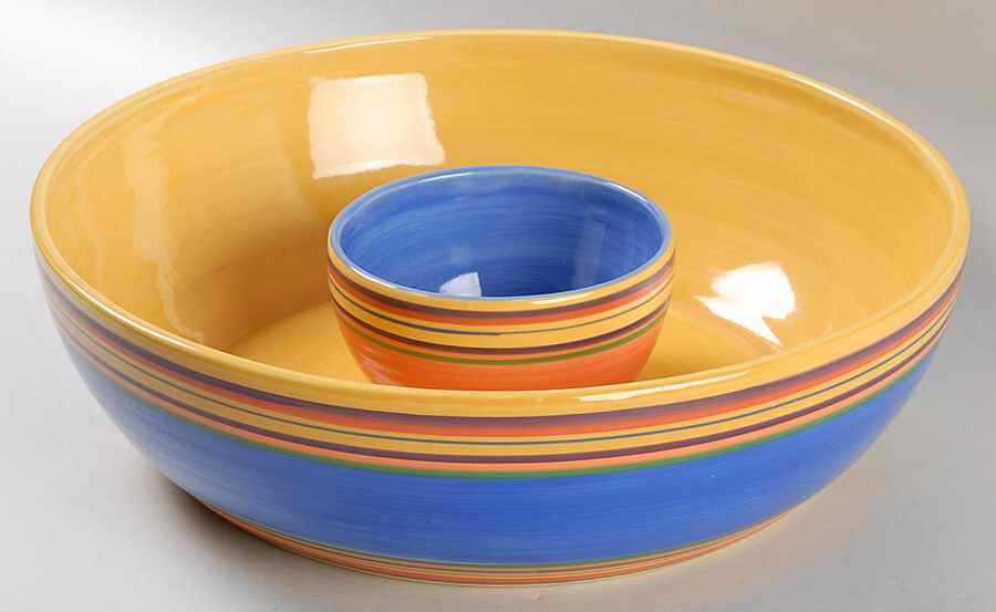 Santa Fe (2 Piece) Chip & Dip Set by Pacific Rim-1