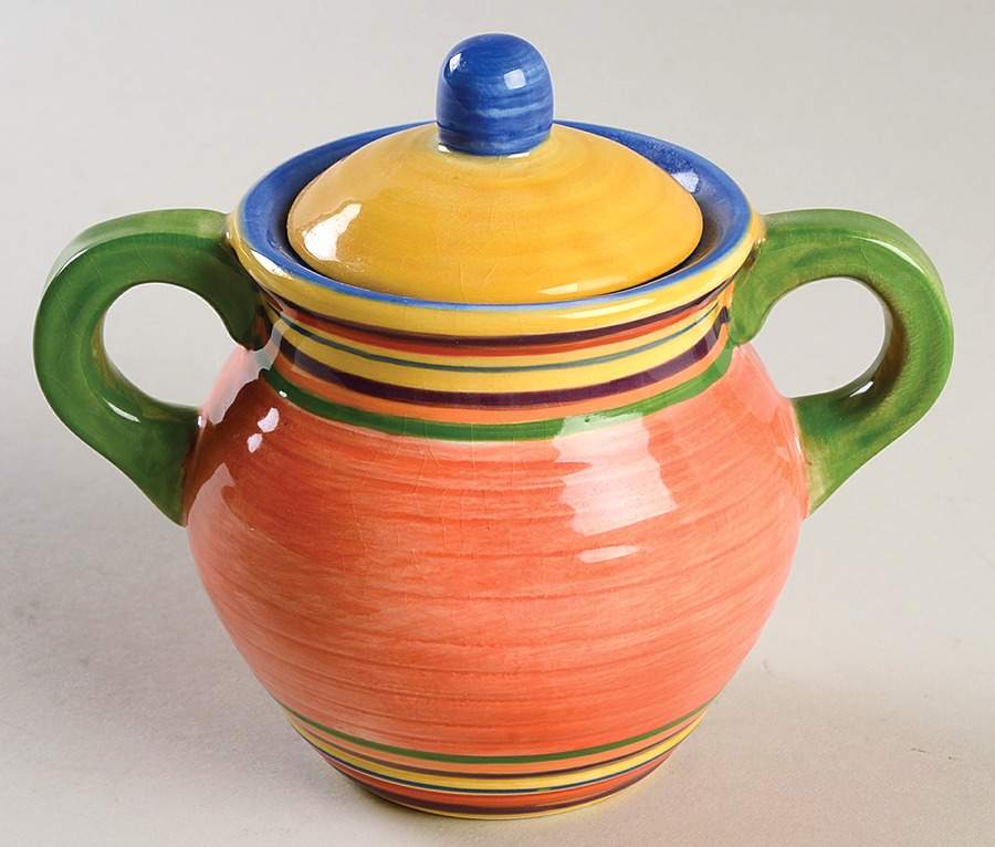 Santa Fe Sugar Bowl & Lid by Pacific Rim-1