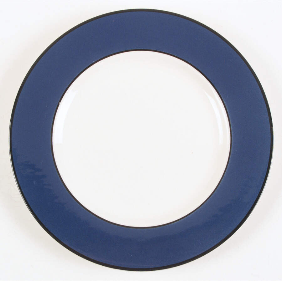 Spa Blueberry (Black Trim) Salad Plate by Pagnossin-1