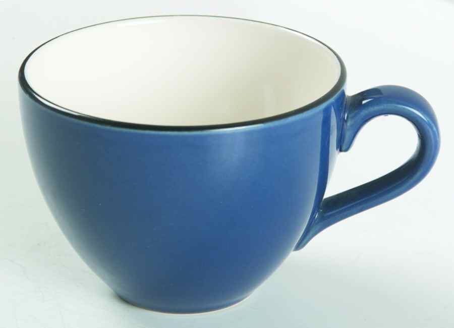 Spa Blueberry (Black Trim) Flat Cup by Pagnossin-1