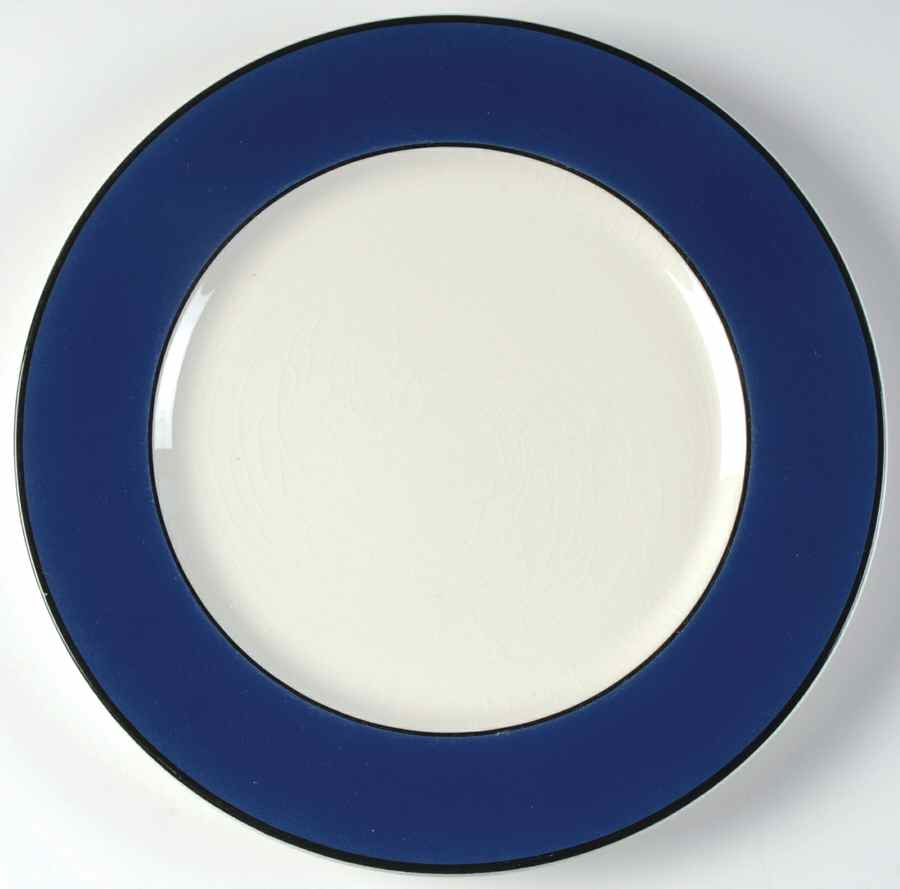 Spa Blueberry (Black Trim) Dinner Plate by Pagnossin-1