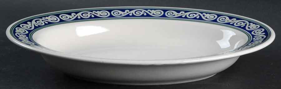Vitra Scroll 12" Oval Vegetable Bowl by Pier 1-1