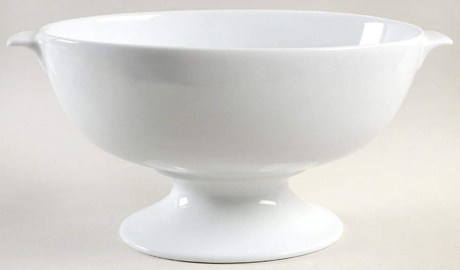 Great White Collection (Rim Shape) Oval Tureen No Lid by Pottery Barn China-1