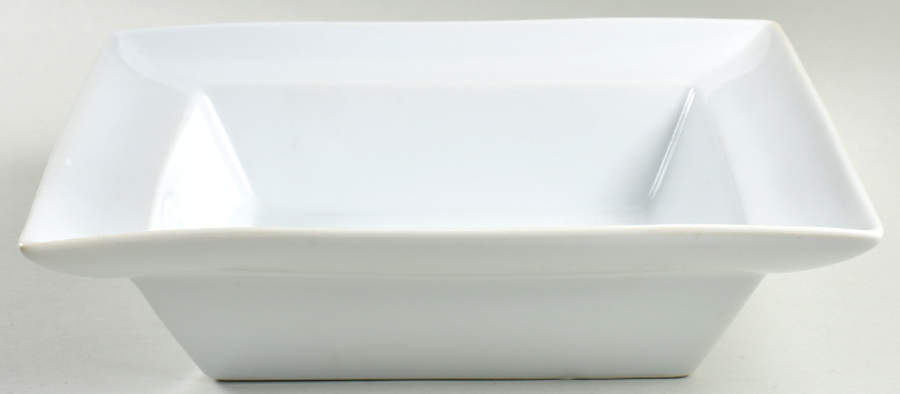 Great White Collection (Rim Shape) 12" Square Bowl by Pottery Barn China-1