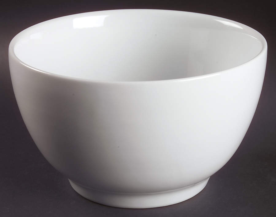 Great White Collection (Rim Shape) 8" Nested Mixing Bowl by Pottery Barn China-1