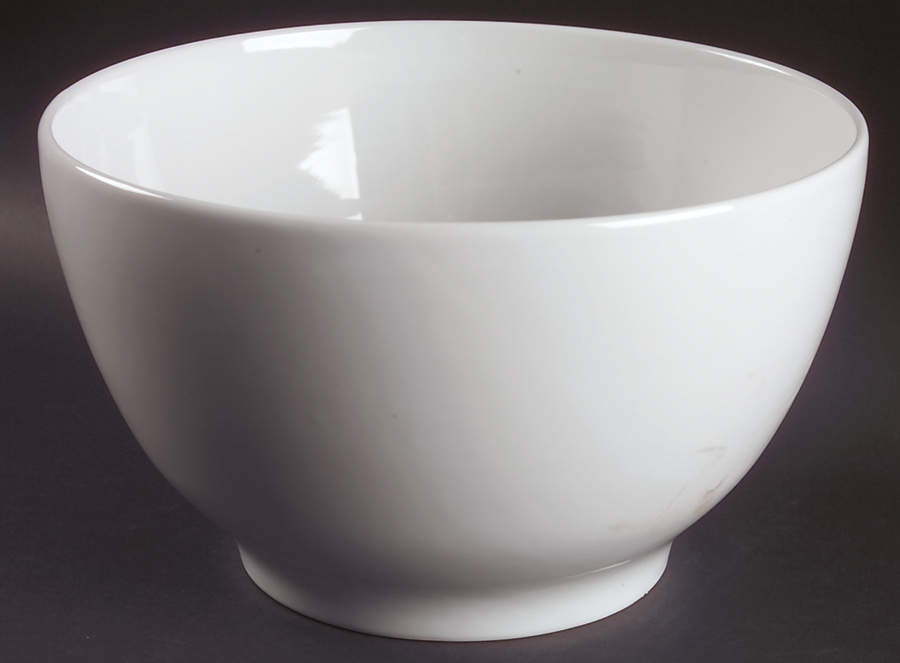 Great White Collection (Rim Shape) 10" Nested Mixing Bowl by Pottery Barn China-1