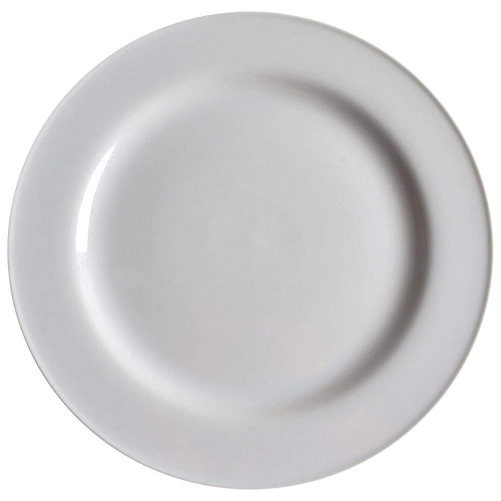 Great White Collection (Rim Shape) Dinner Plate by Pottery Barn China-1