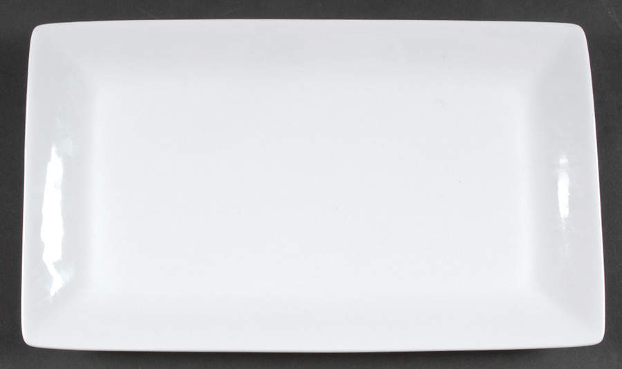 Great White Collection (Rim Shape) Asparagus Server/Tray by Pottery Barn China-1