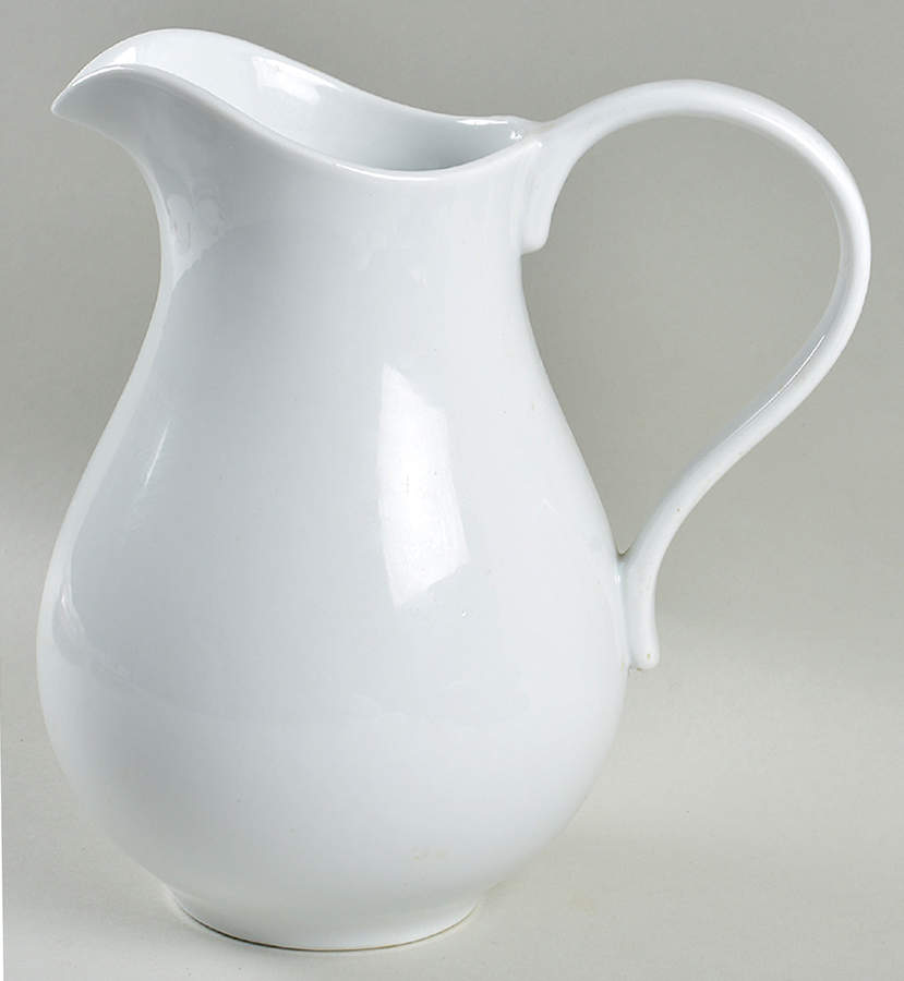 Great White Collection (Rim Shape) 66 Oz Pitcher by Pottery Barn China-1