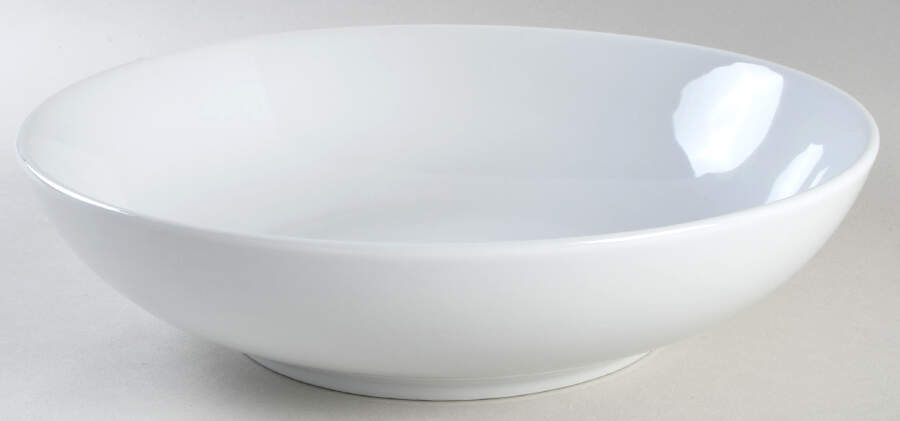 Great White Collection (Rim Shape) 12" Round Serving Bowl by Pottery Barn China-1