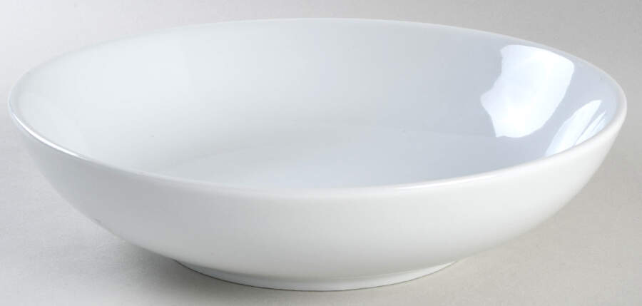 Great White Collection (Rim Shape) 10" Round Serving Bowl by Pottery Barn China-1