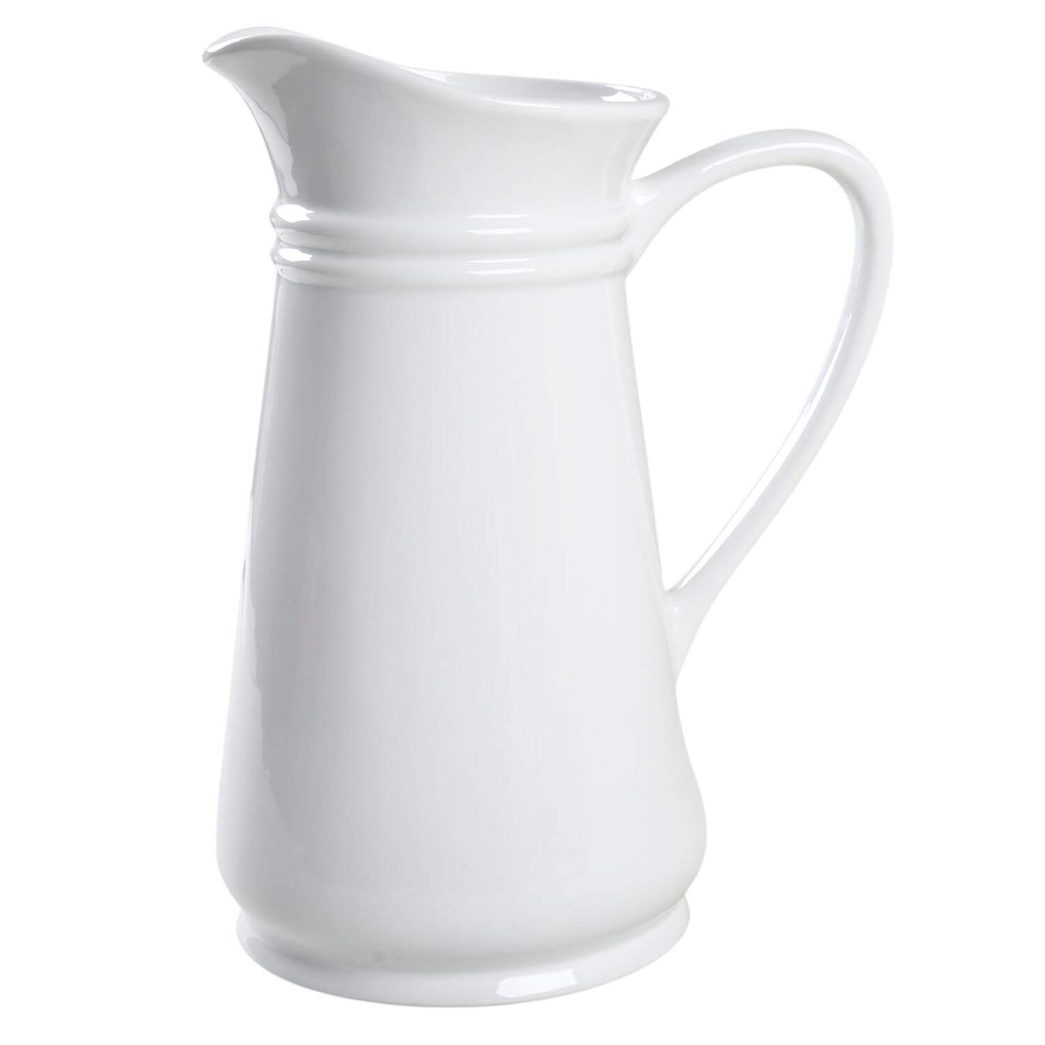 Great White Collection (Rim Shape) 80 Oz Pitcher by Pottery Barn China-1