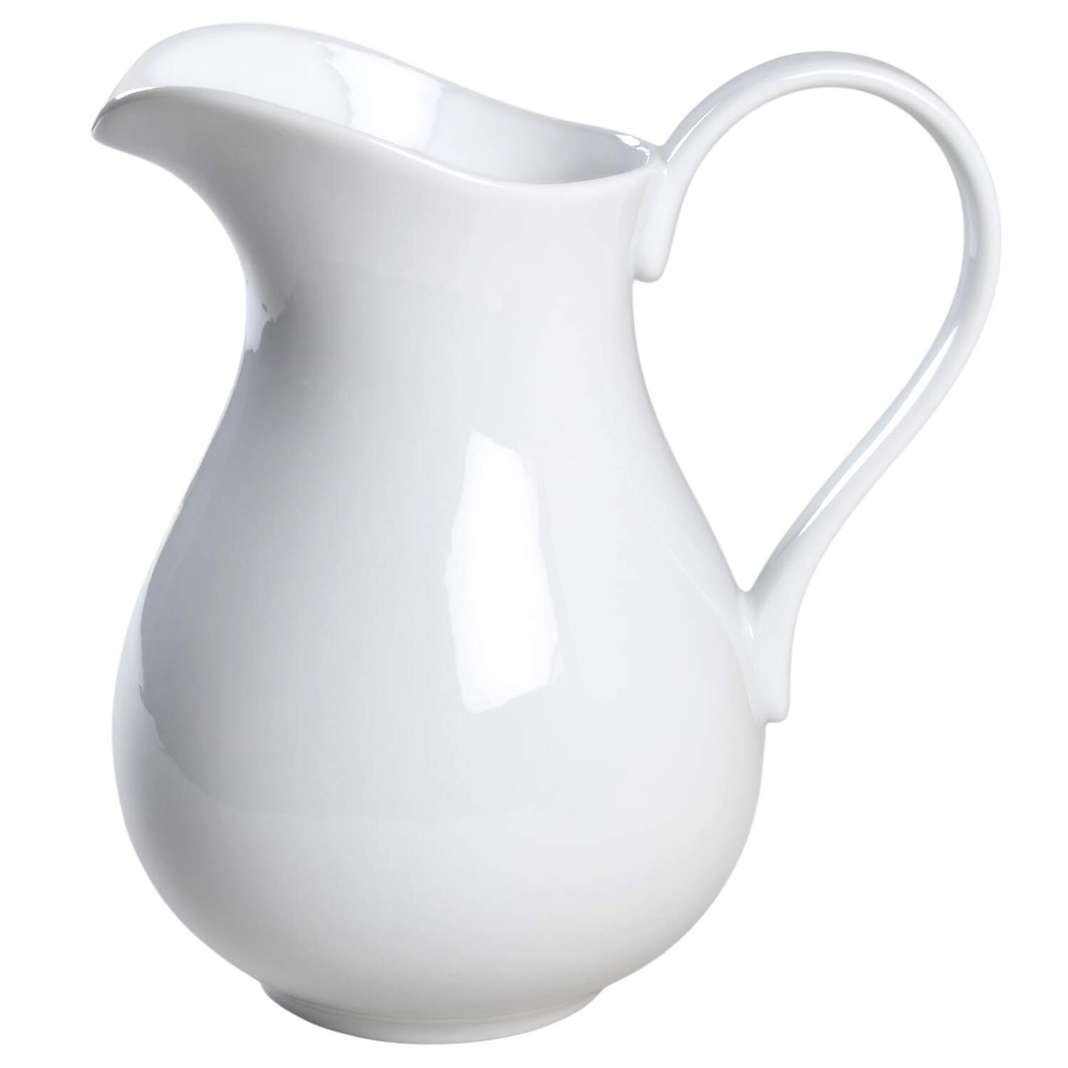 Great White Collection (Rim Shape) 96 Oz Pitcher by Pottery Barn China-1