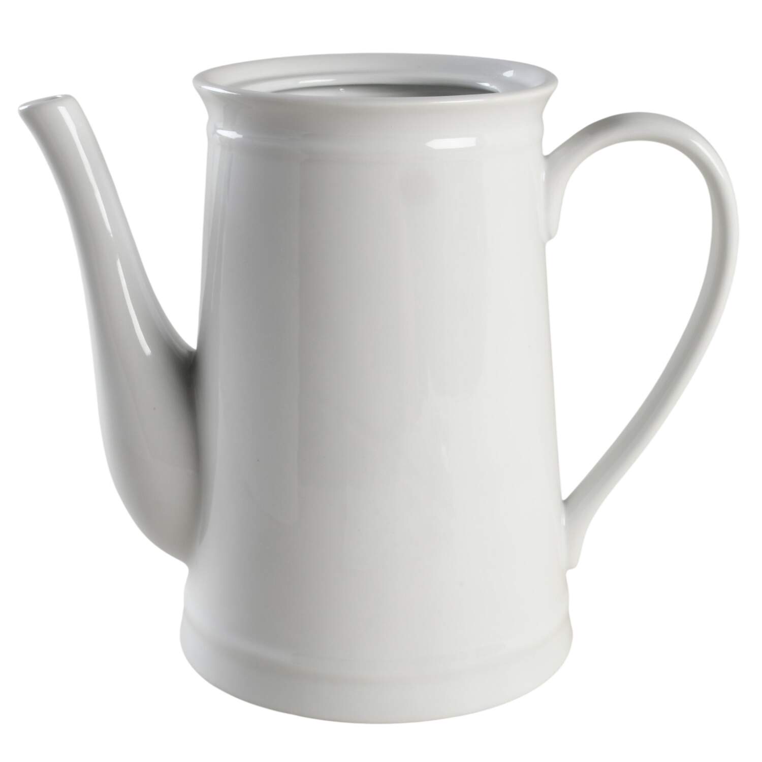 Great White Collection (Rim Shape) Coffee Pot No Lid by Pottery Barn China-1