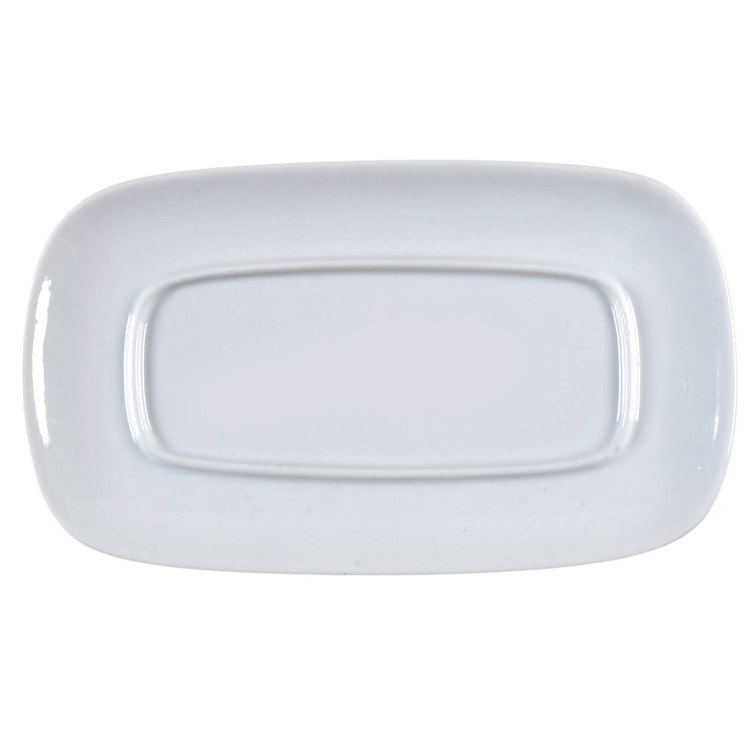 Great White Collection (Rim Shape) 1/4 Lb Butter No Lid by Pottery Barn China-1