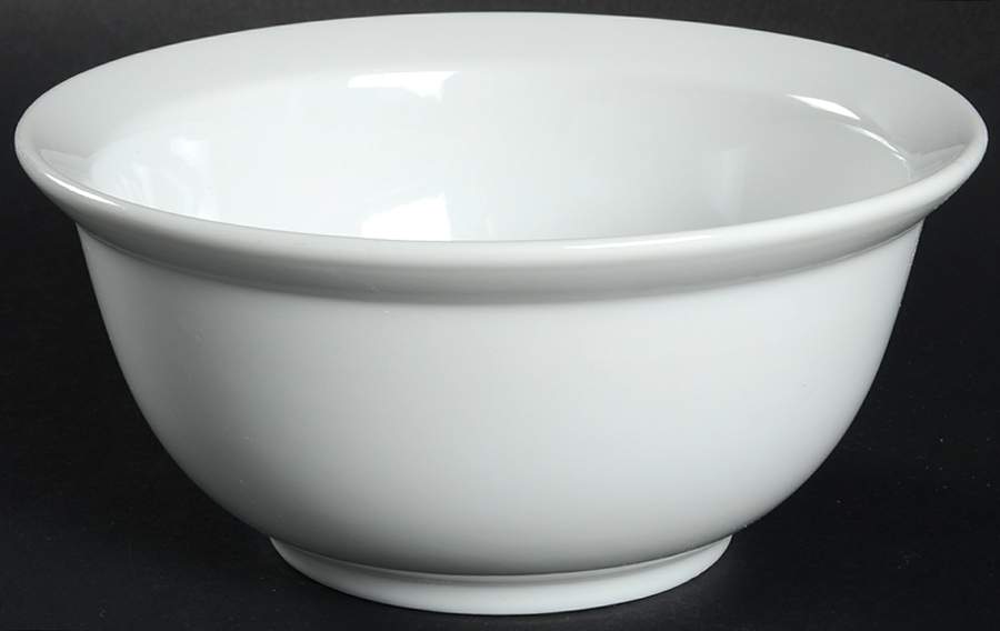 Great White Collection (Rim Shape) Rim Cereal Bowl by Pottery Barn China-1
