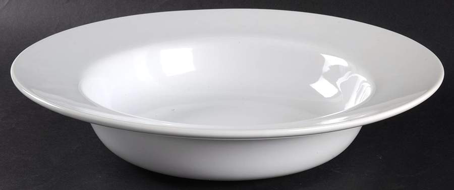 Great White Collection (Rim Shape) 13" Pasta Serving Bowl by Pottery Barn China-1