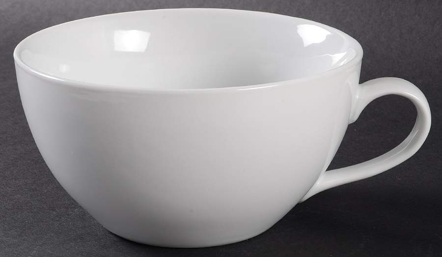 Great White Collection (Rim Shape) Jumbo Soup Mug by Pottery Barn China-1